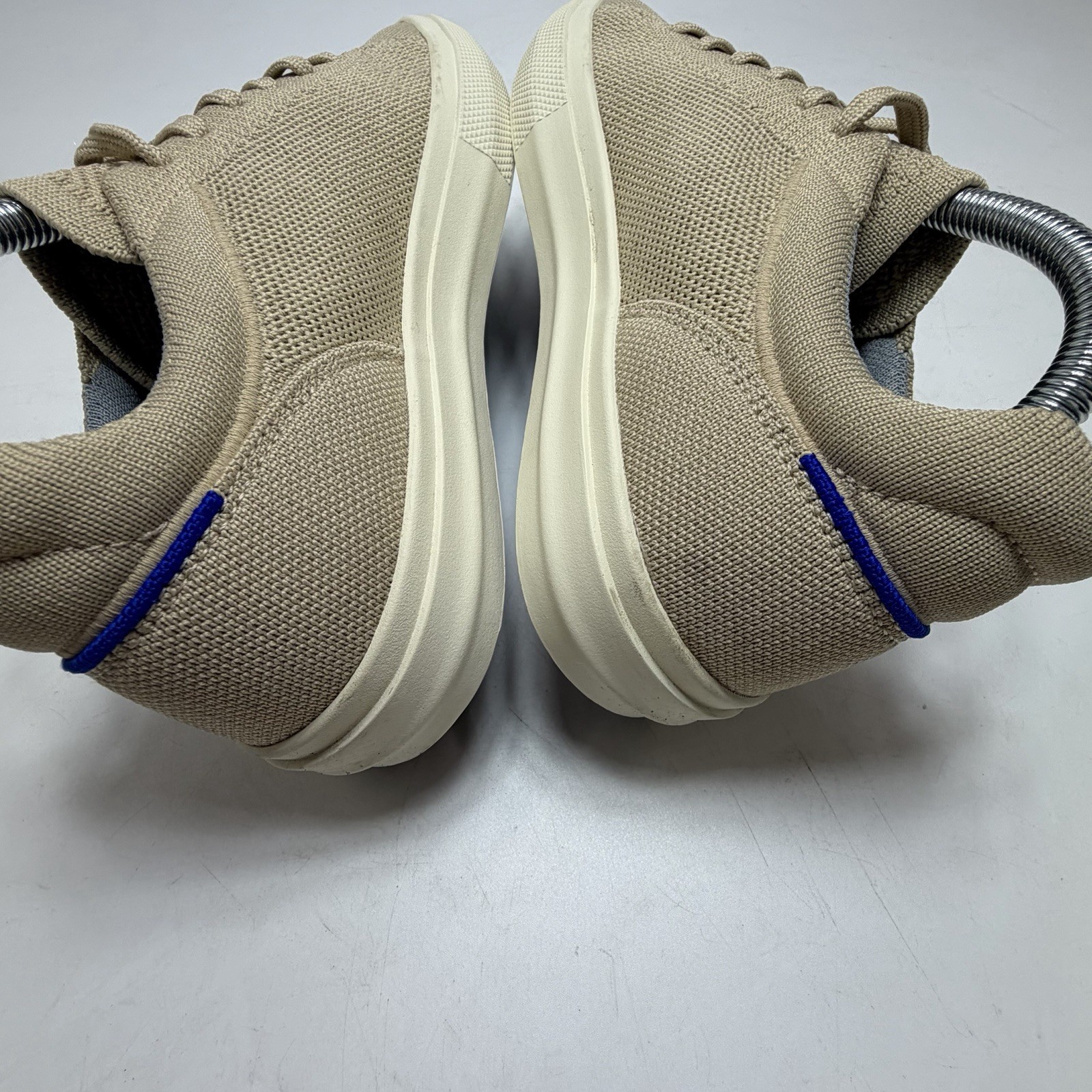 Rothy’s Shoes Tan Sneakers WOMEN 8 / EU 39 Lace Tie Mesh Rubber Sole 096-004
