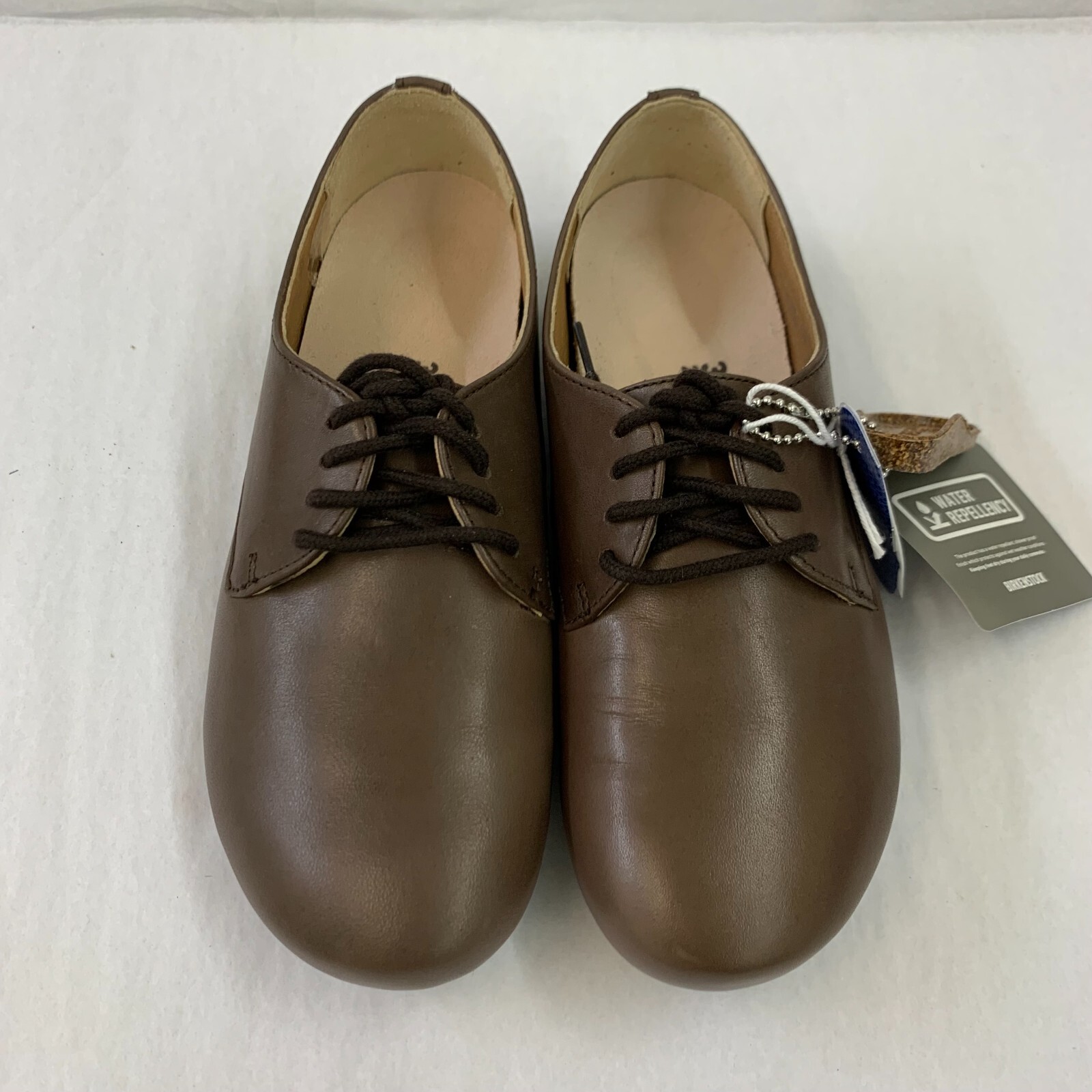 Birkenstock New w/ Box Saunders Brown Natural Leather Narrow Width Select Size