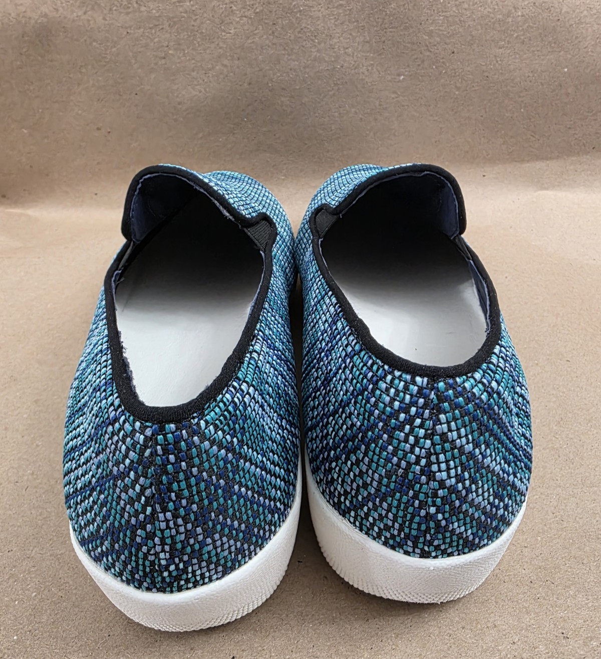 Fitflop (Sz 9) Superskate Uberknit Slip On Womens Shoes Gray Comfort Sneaker