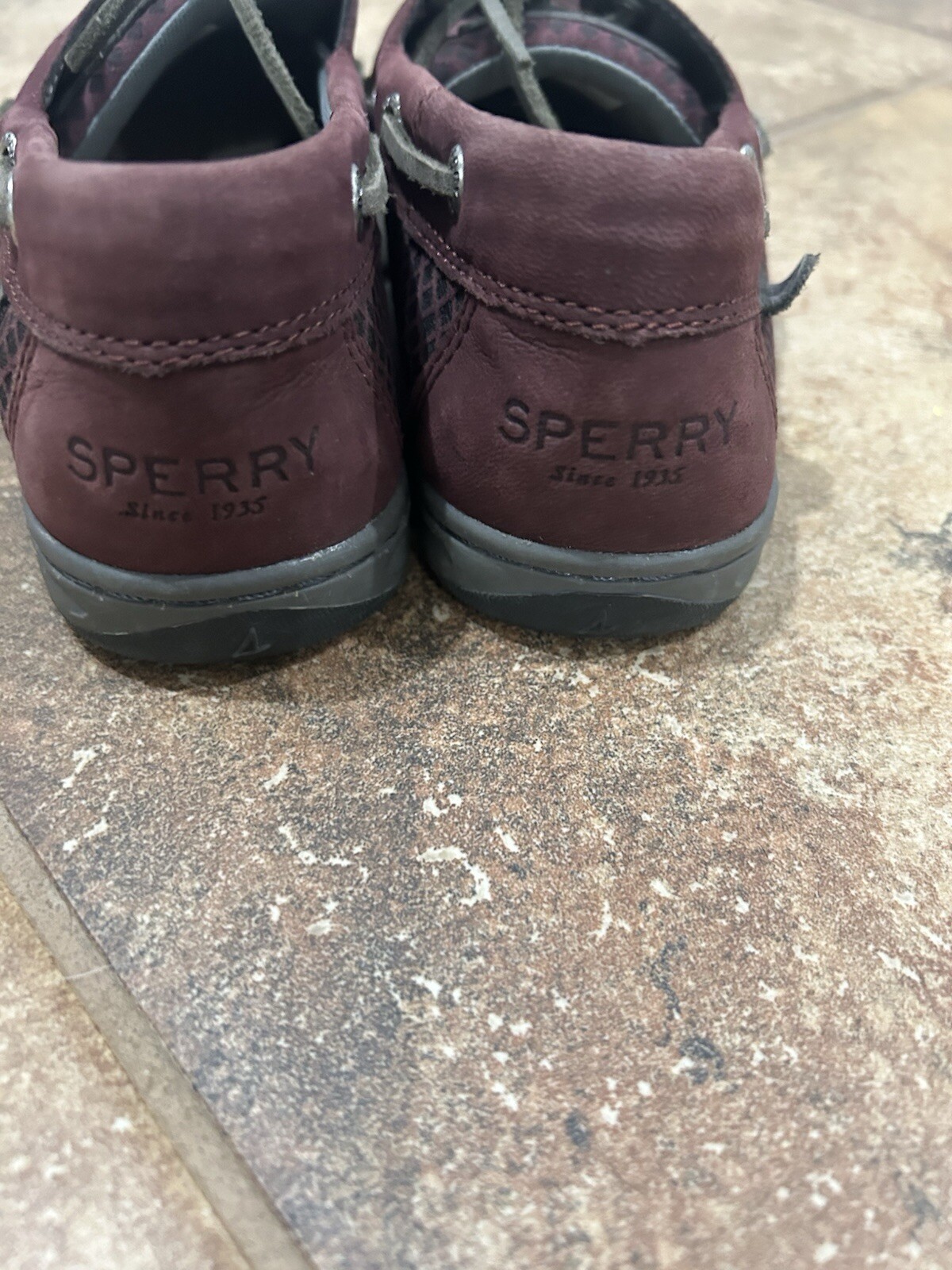 Sperry Womens Koifish Grape Top Sider Boat Shoes STS81356 Lace Up LowTop Size7.5