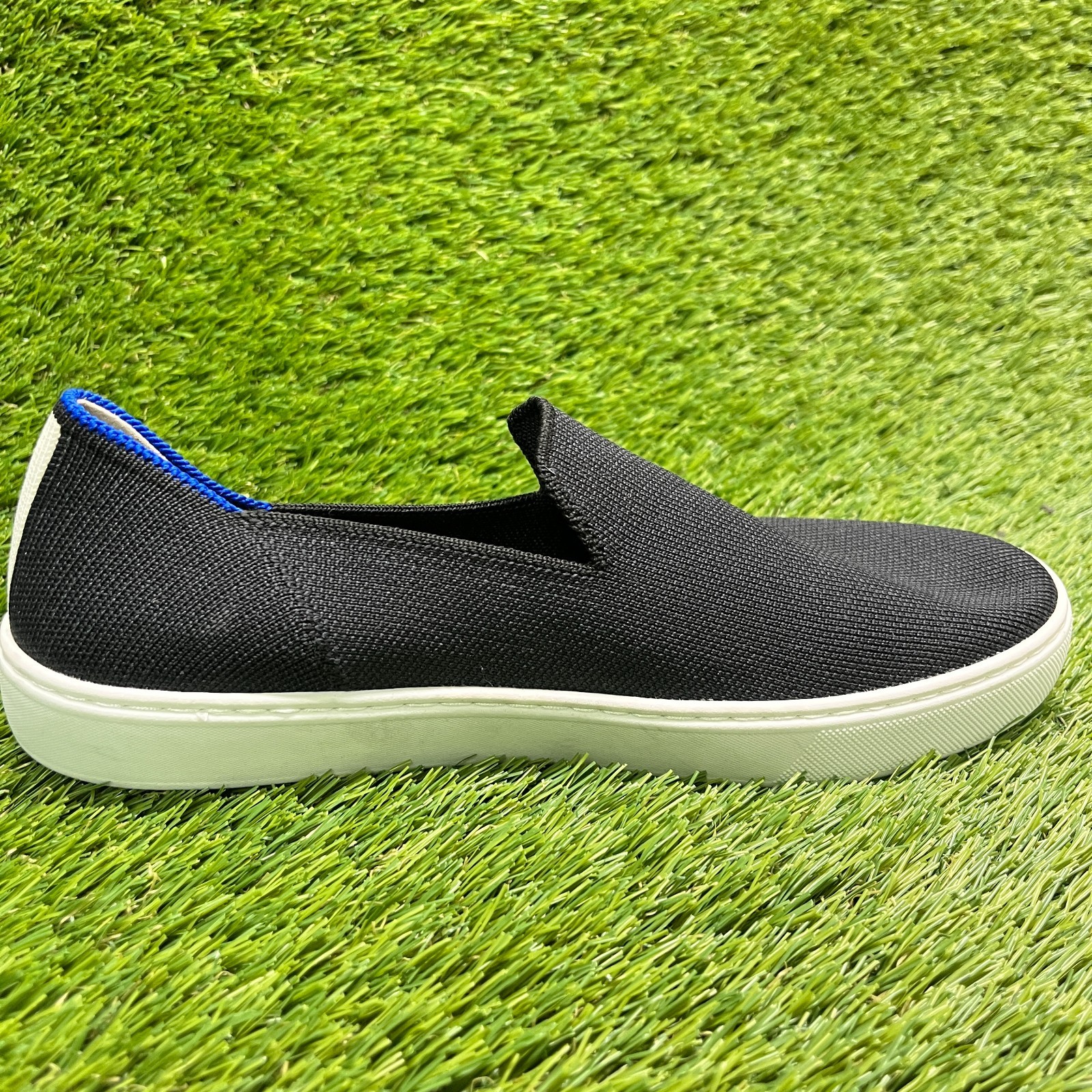 Rothy’s The Original Womens Size 9 Black Casual Walking Slip On Shoes Sneakers