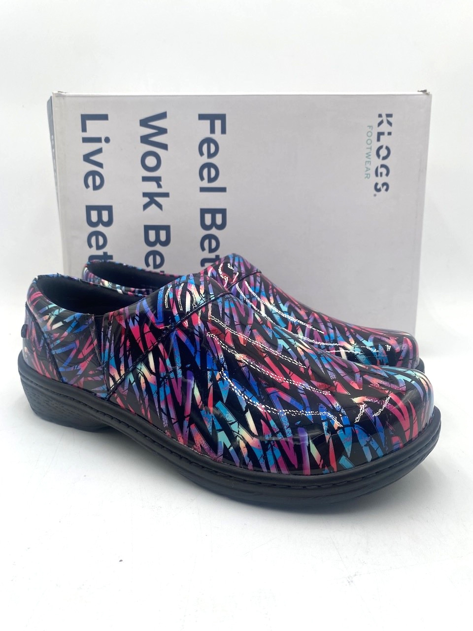 KLOGS MISSION Women’s NEW Comfort Clogs Grunge Patent Multiple Sizes