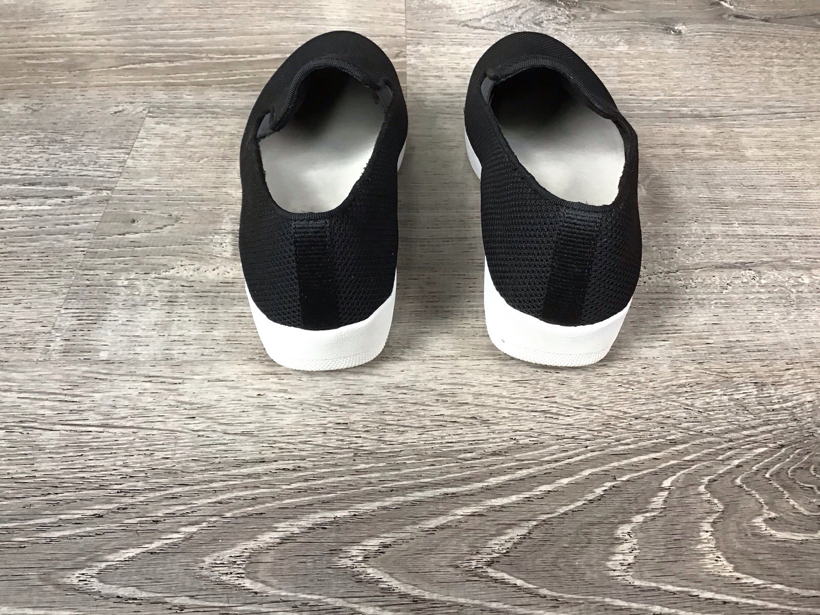 FitFlop Superskate Uberknit Black Fabric Slip On Women’s Size 7.5 Shoes H85-001