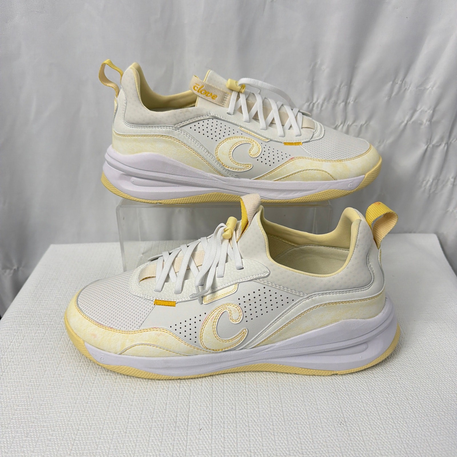 Clove Strada Shoes Womens 12.5 Butter Yellow Slip Resistant Nursing Land O Lakes