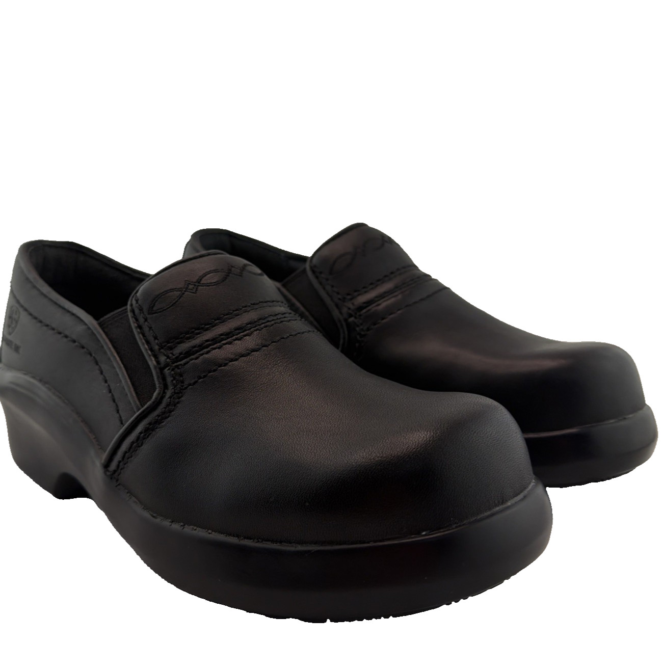 ARIAT Work Expert Safety Clogs SD Women’s Sz 7 C WIDE Black Composite Toe