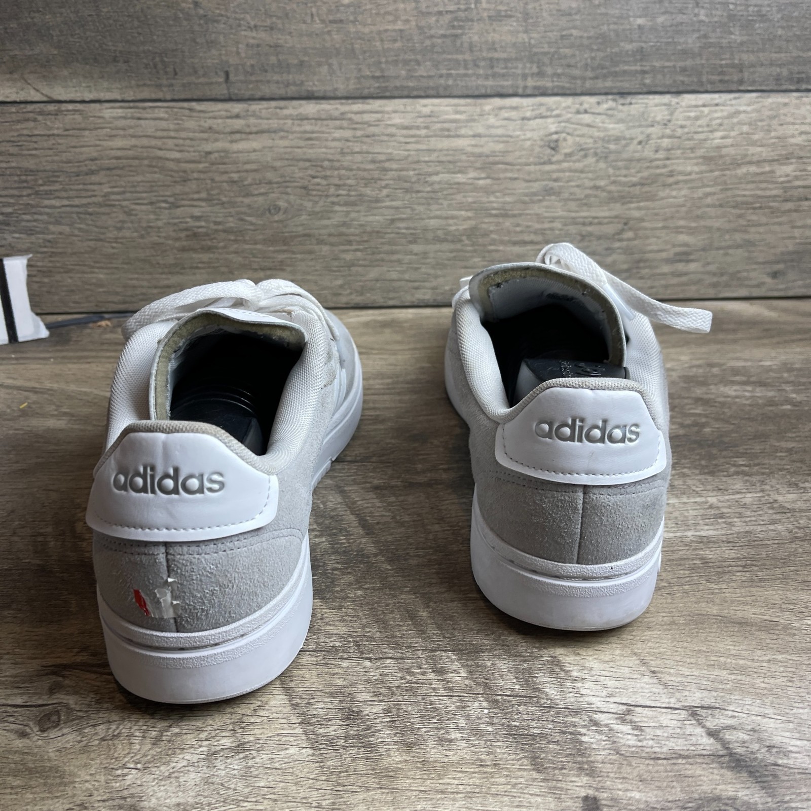 Adidas Grand Court Alpha ID5288 Women’s 11 Comfort Shoes Gray White Sneakers