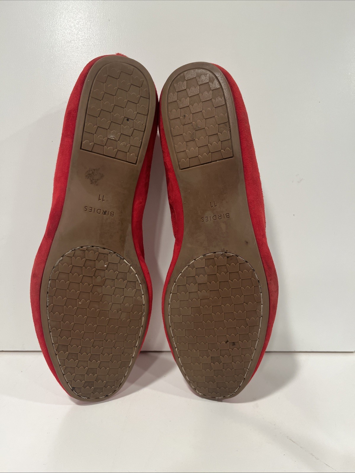 BIRDIES women’s Hummingbird Ballet Flats Red Size 11 See Description