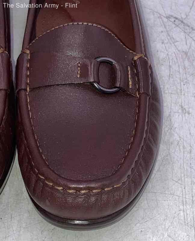 SAS Tripad Comfort Womens Brown Leather Moc Toe Slip-On Loafer Shoes Size 8.5 N