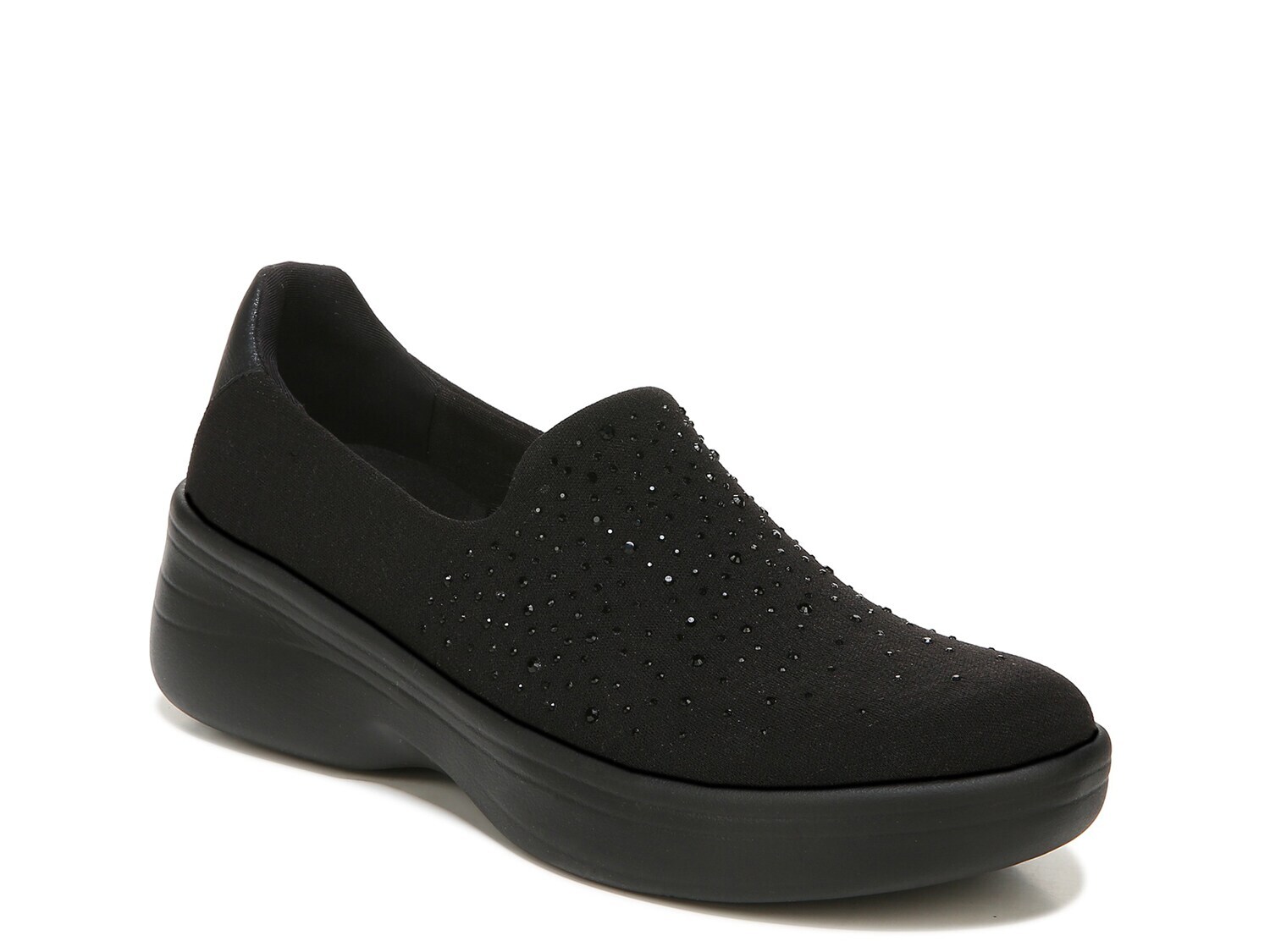 New Bzees Women’s Easy Going Bright Washable Slip-On Shoes Black Variety Sizes
