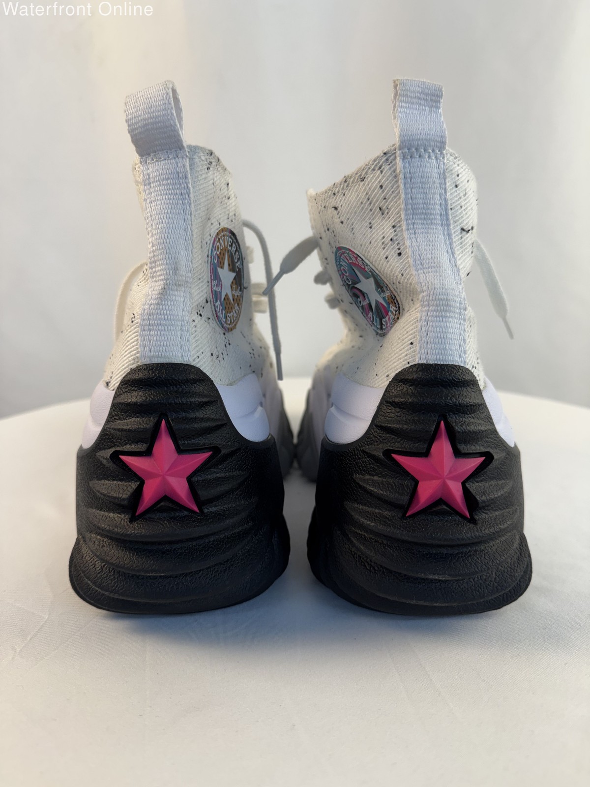 Converse Run Star Motion Platform 90’s Marbled White Spotted Sneaker Women’s 11