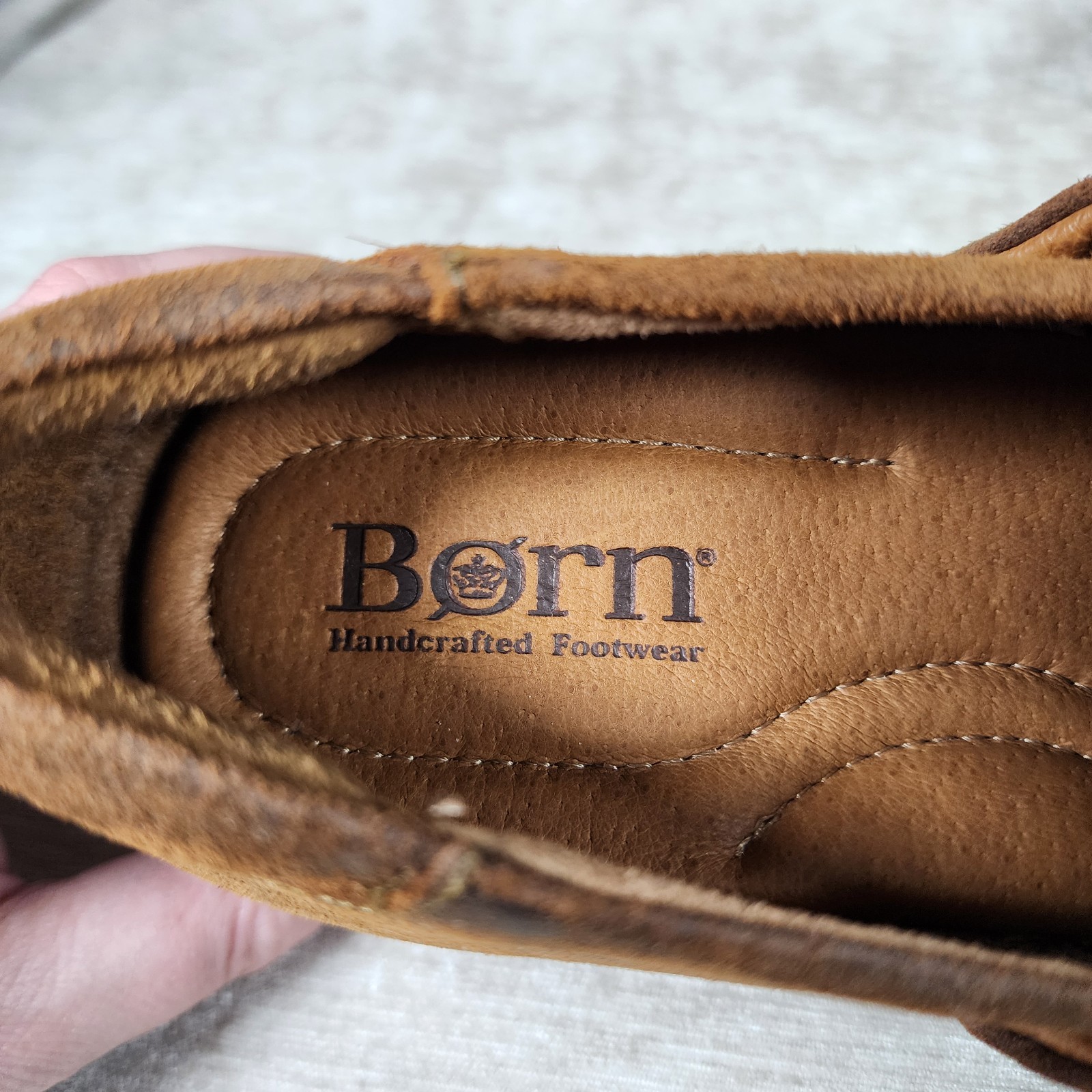 Born Leather Wool Clogs Size 7 EU 38 Made in Mexico Aztec Southwest Mules Slides