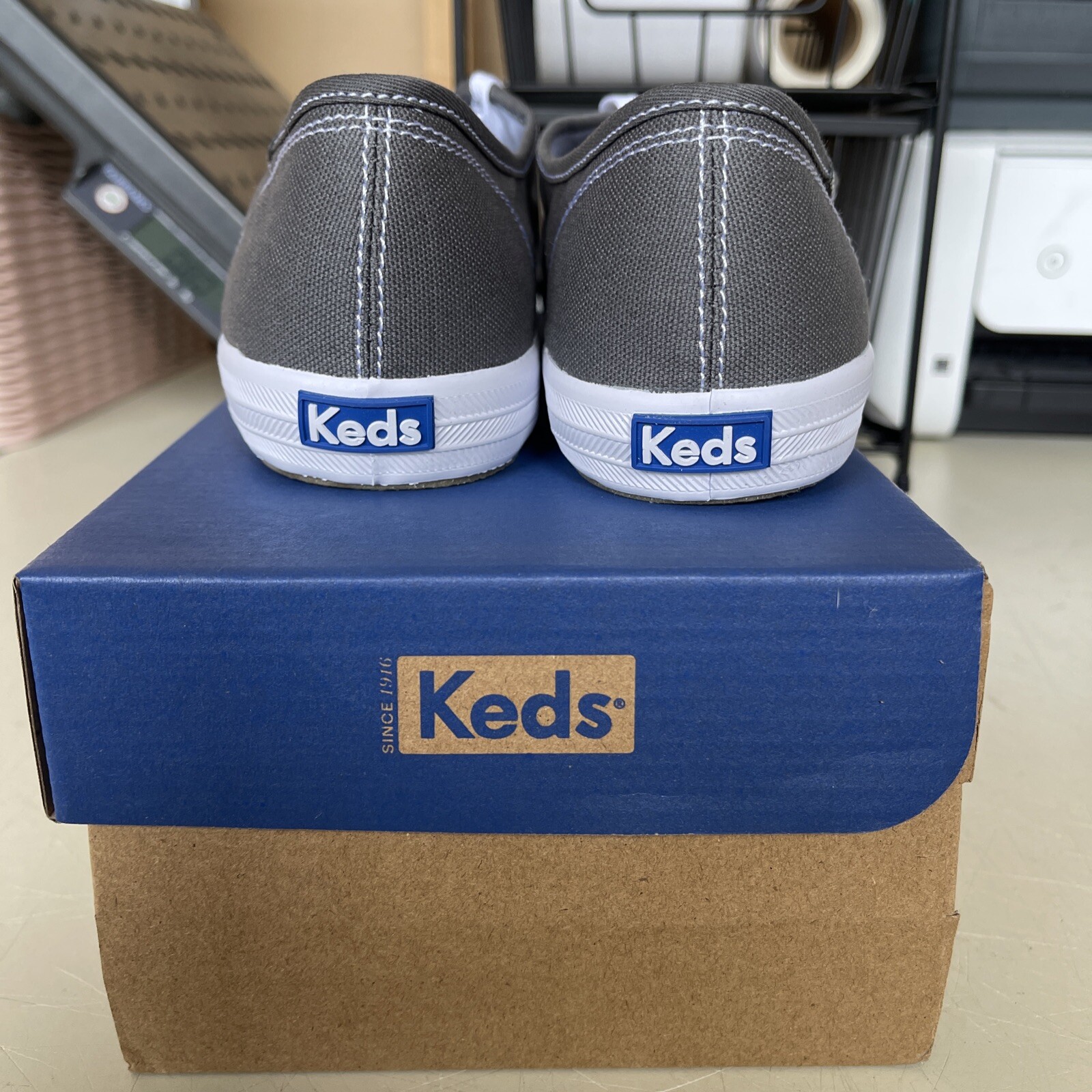 PICK SIZE/ Keds Women’s Champion GRAY Canvas Shoe