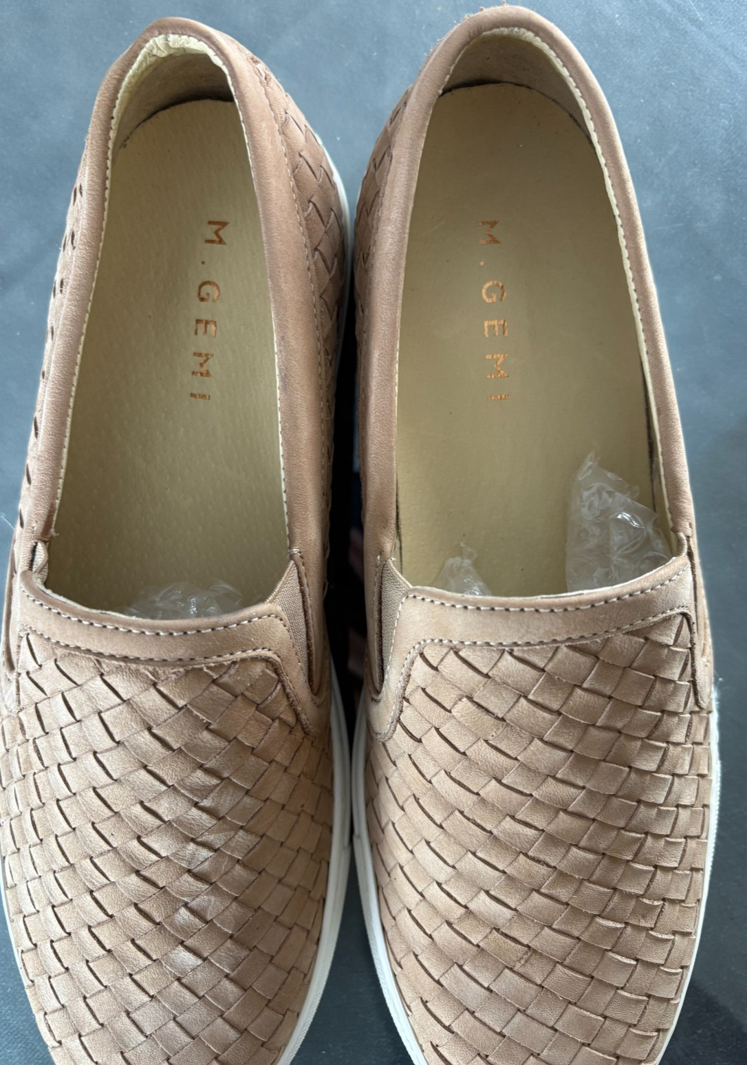 M. Gemi The Cerchio $250 Unisex Loafers Shoes Sz Men 8-8.5 Women 10.5 Hand Woven