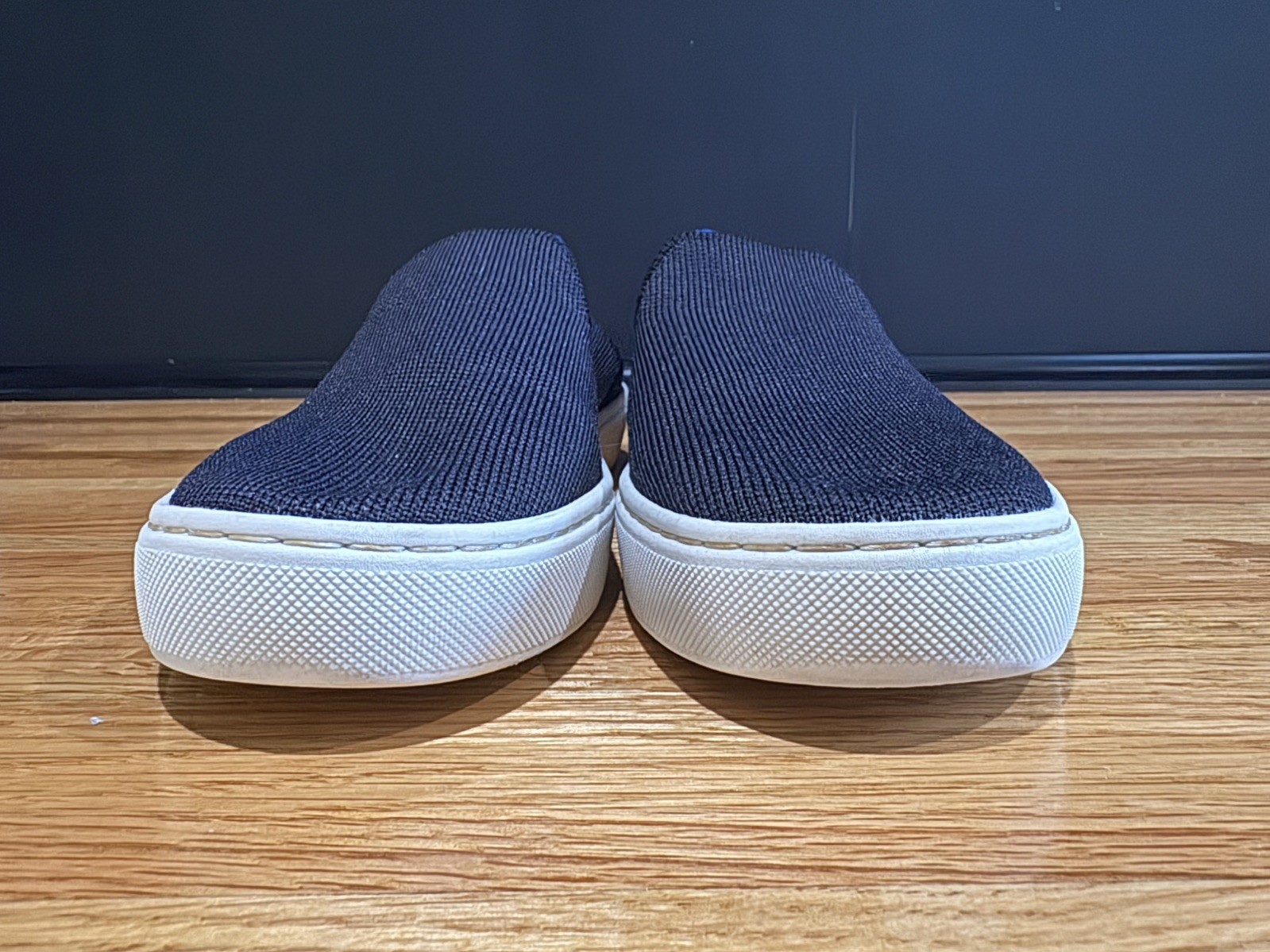 Rothy’s The Original Black Slip-On Sneakers Women’s Size 6 1/5 Machine Washable