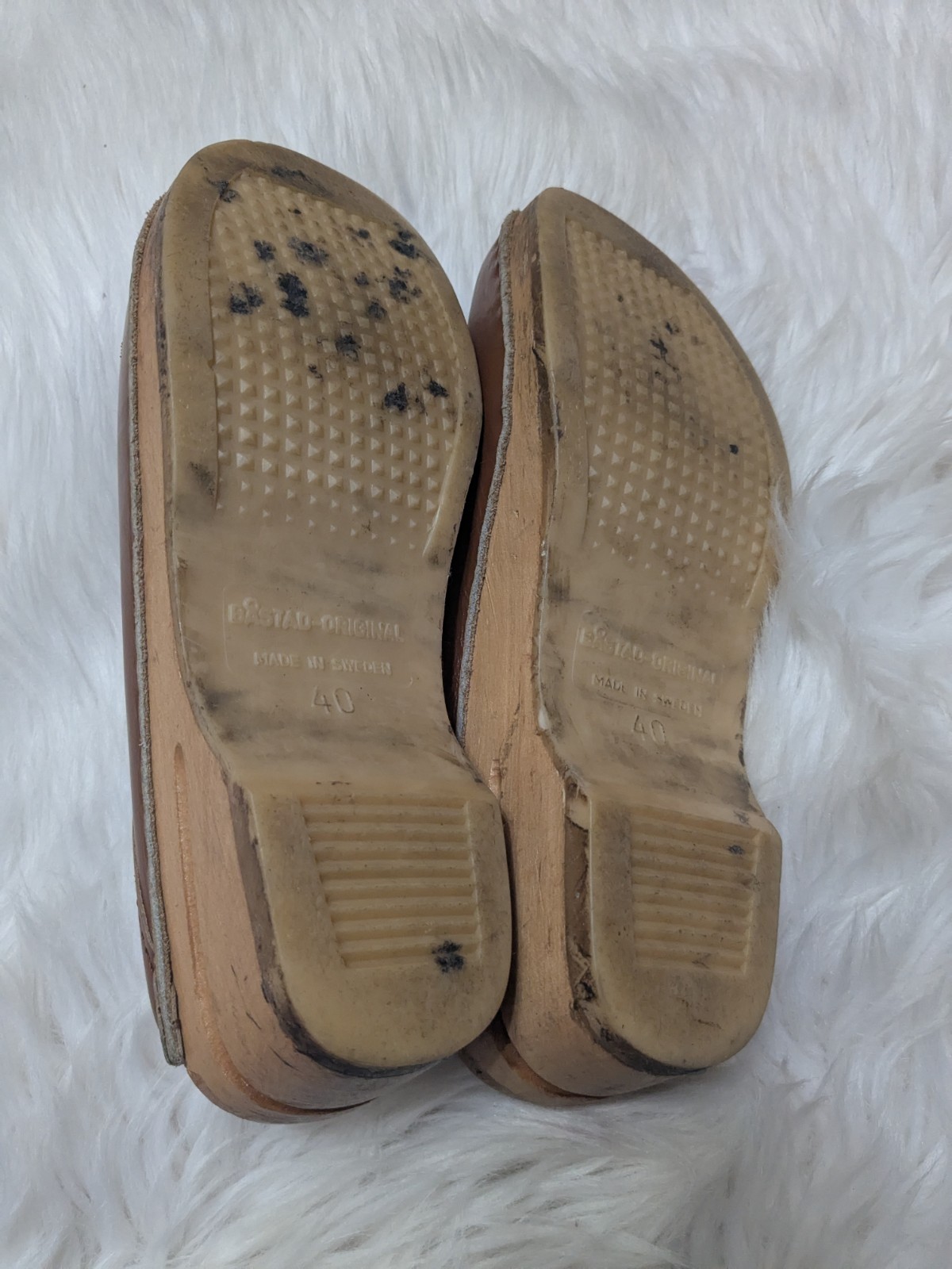 Bastad Troentorp Vtg Wright Shoes 39, 40, 8.5, 9 Braided Leather Clogs Swedish