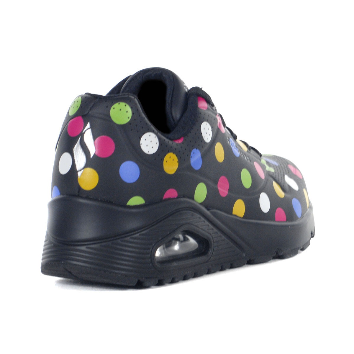 Skechers Women’s Uno – Spotted Air Black/Multi Sneakers 155216.BKMT