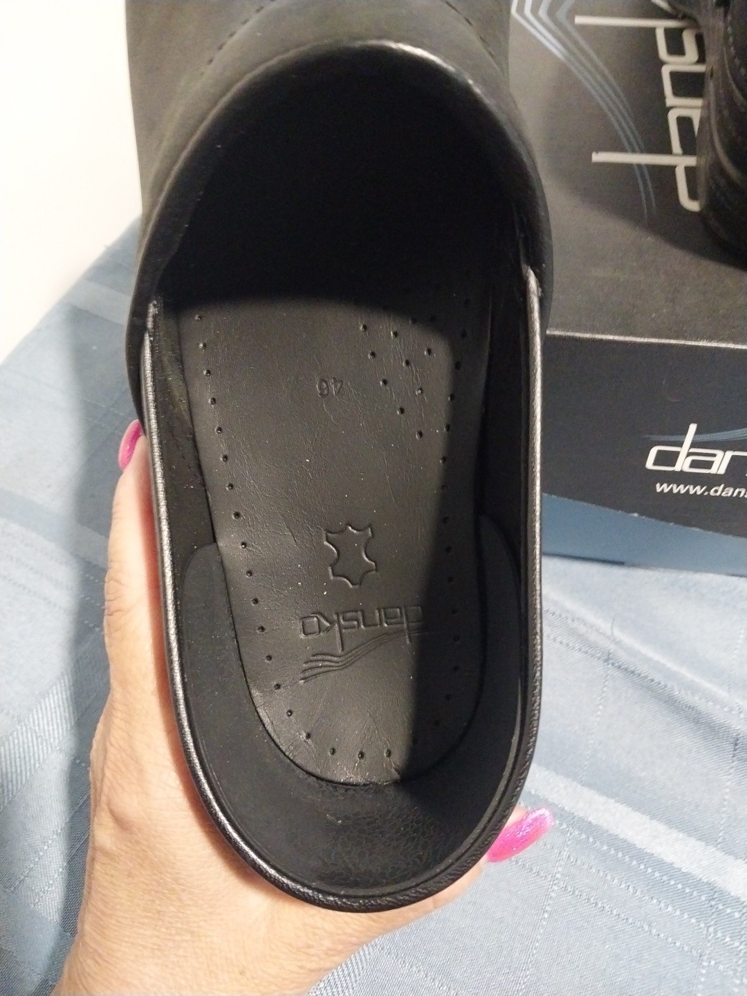 DANSKO Men’s Professional Black Oiled Clog size 46. 12.5-13 US. New.