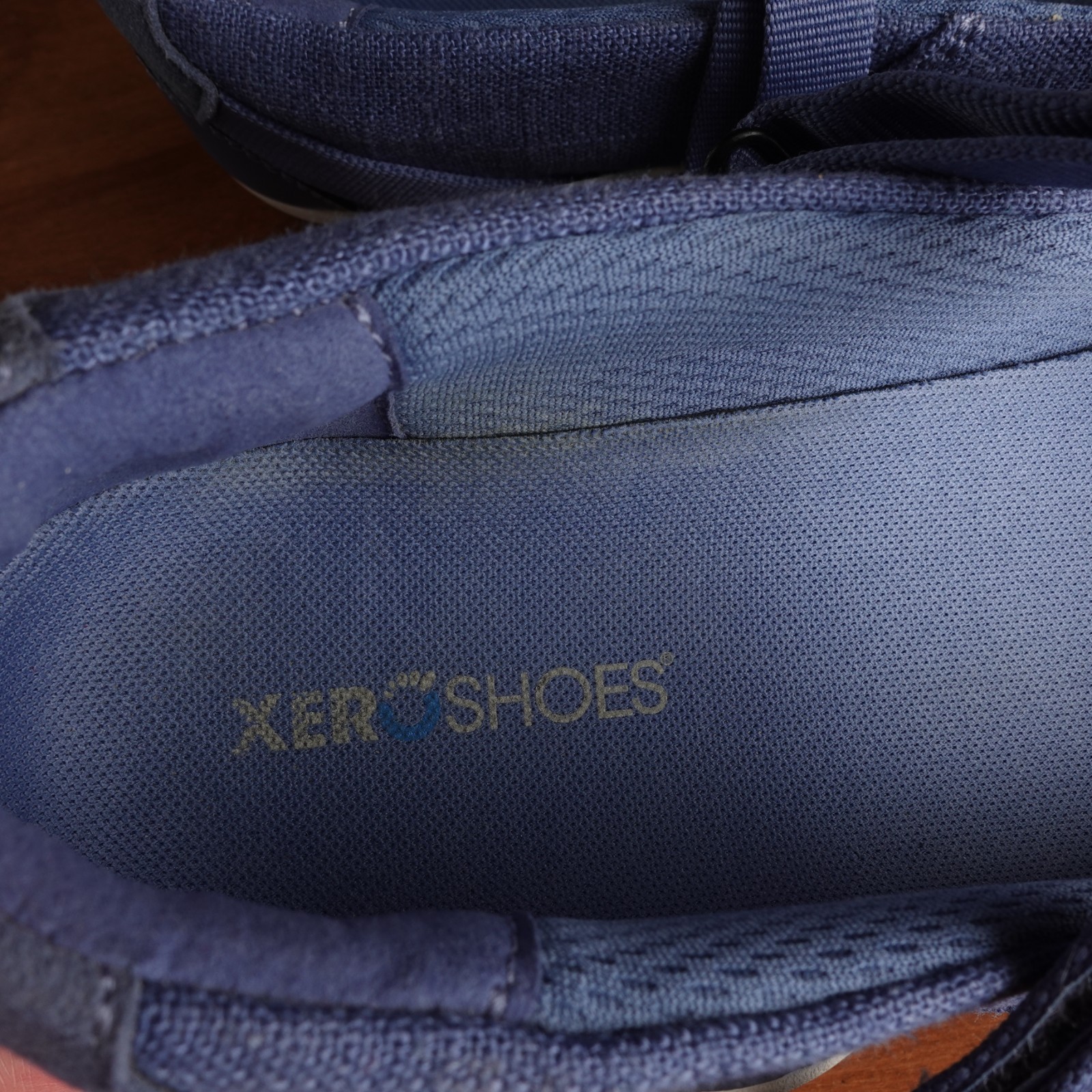 Xero Shoes Womens Size 11.5 Blue Cassie Hemp Mary Jane Minimalist Barefoot Shoes