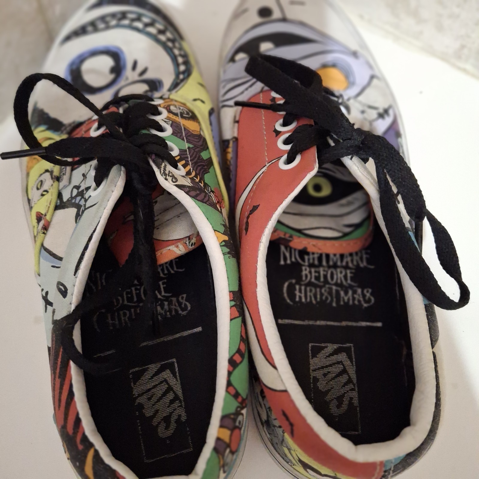 VANS Disney Nightmare Before Christmas Halloweentown Sneaker Shoes Womens 8.5