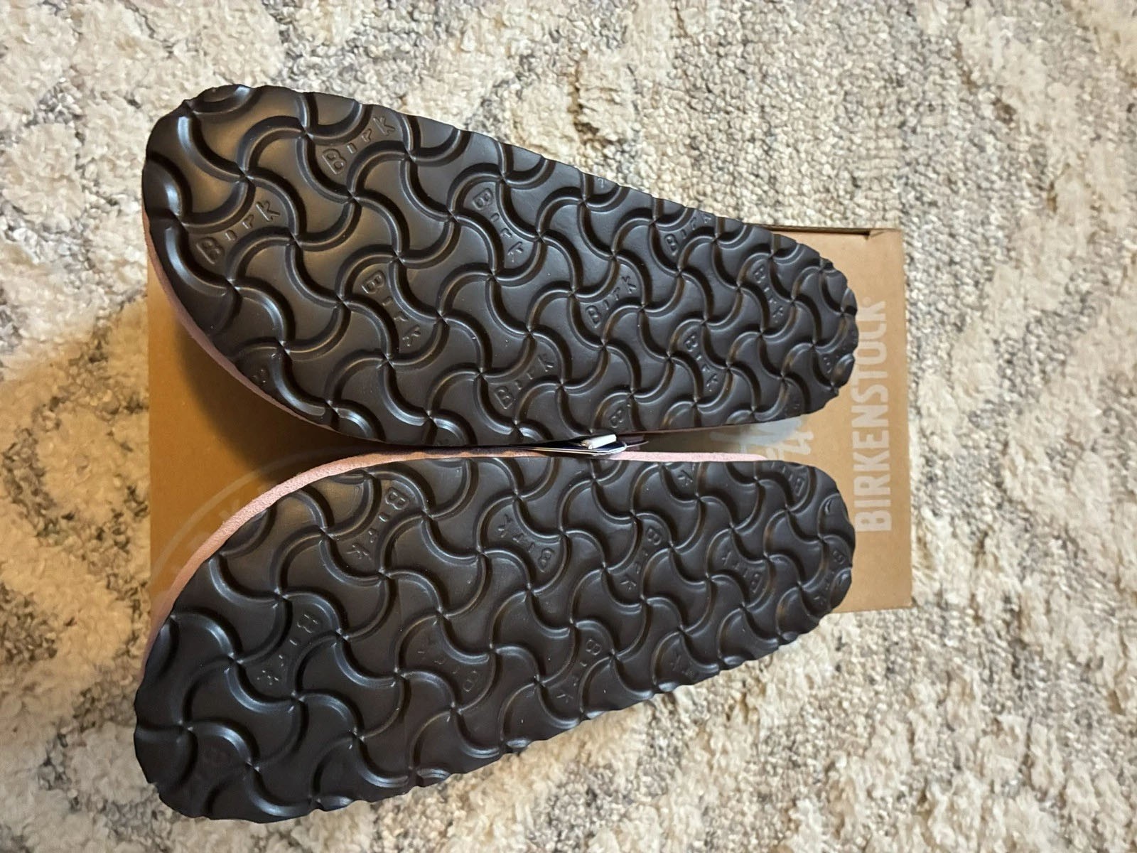 Birkenstock Boston x Stussy Suede Women and Men Caramel Clog Shoes-Size EU 37-45