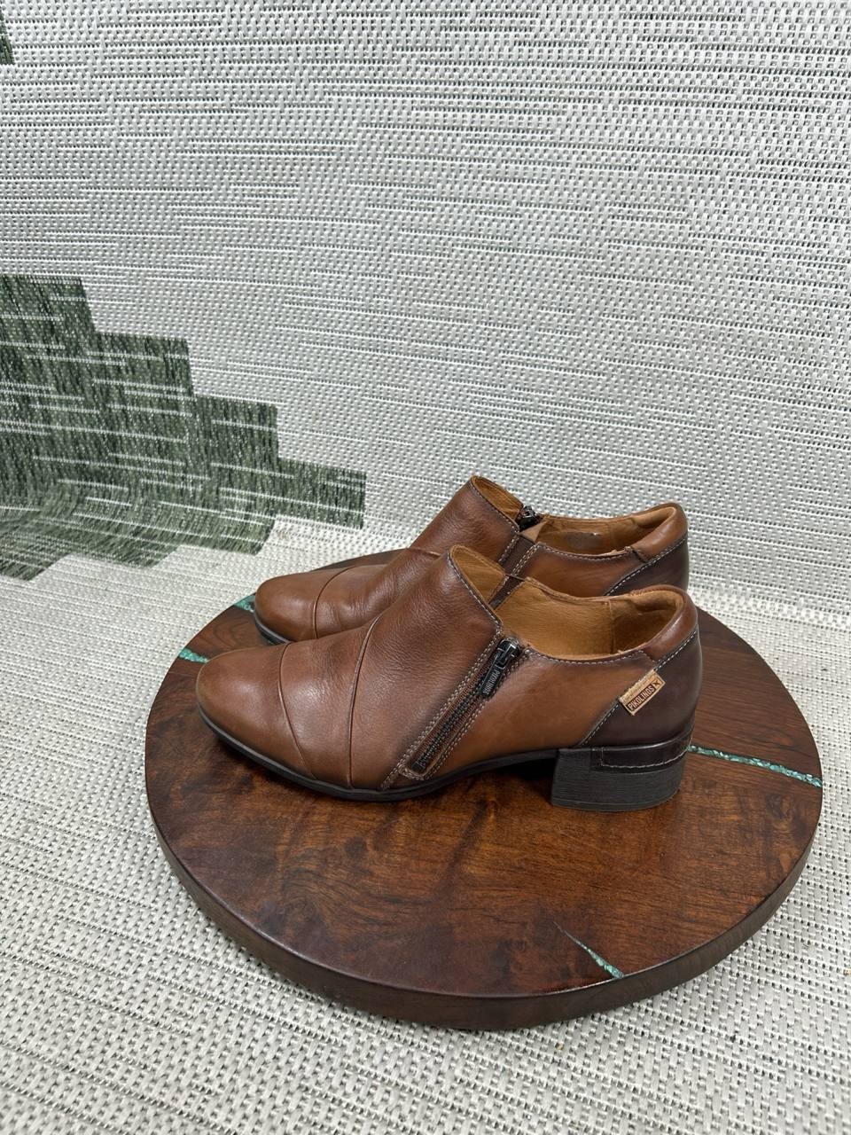 Pikolinos Shoes Womens Size 40 Eu 9.5 Us Malaga W6w-5673c1 Brown Leather Block