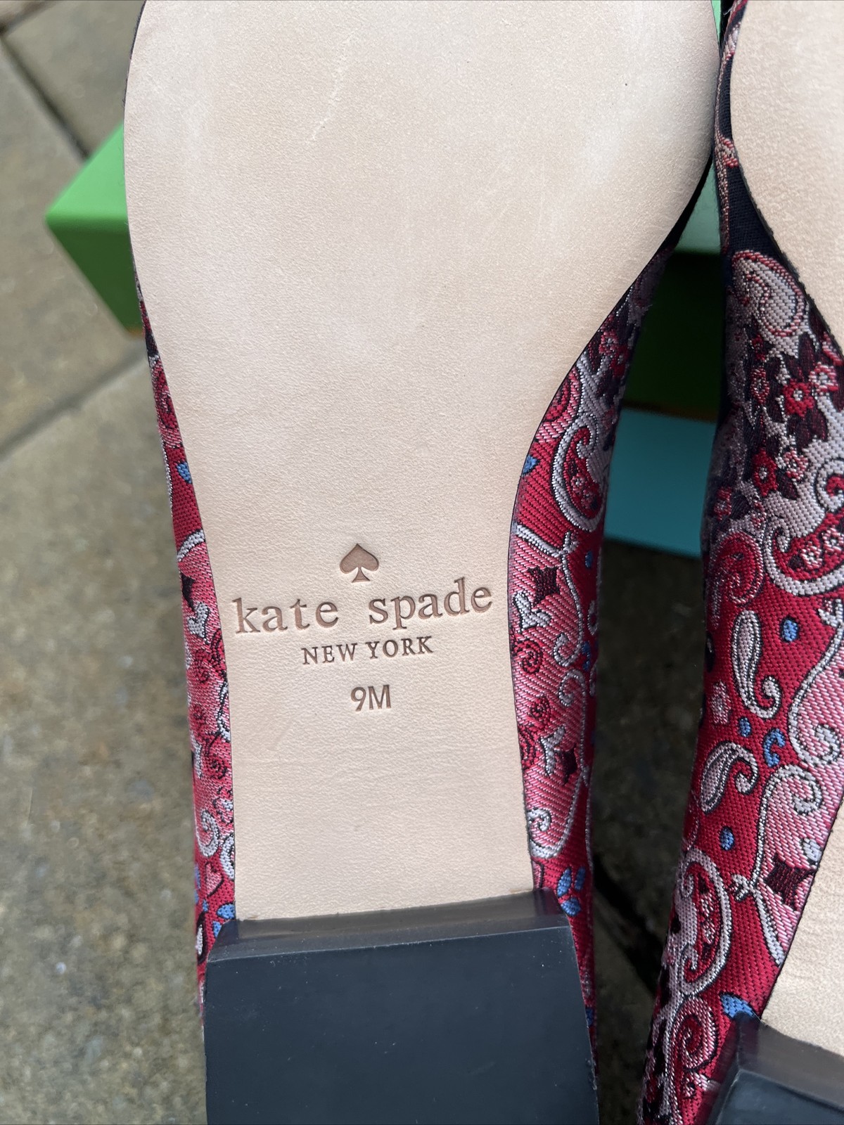Kate Spade New York RUSSET MULTI Women’s Keana Flat Shoes, US 9M New W Box