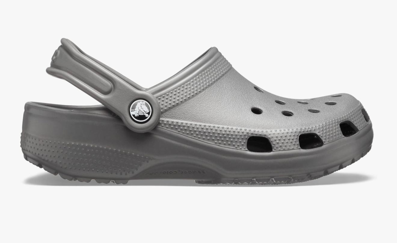 Crocs Unisex Classic Clogs Gray Size Men 2 / Women 4 Brand New No Box