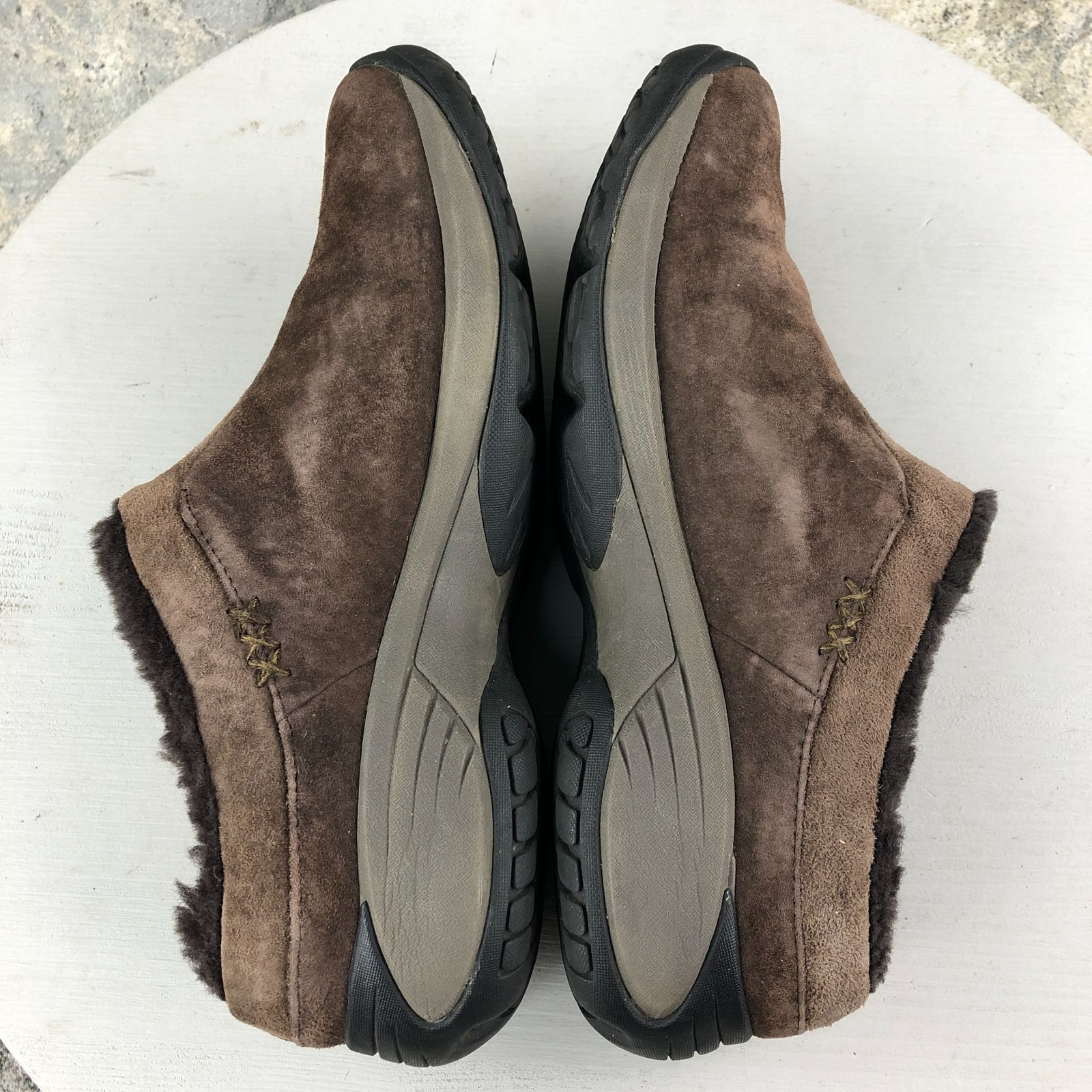 Merrell Women’s Size 8.5 Encore Ice Bracken Brown Leather Shearling Lined Shoes