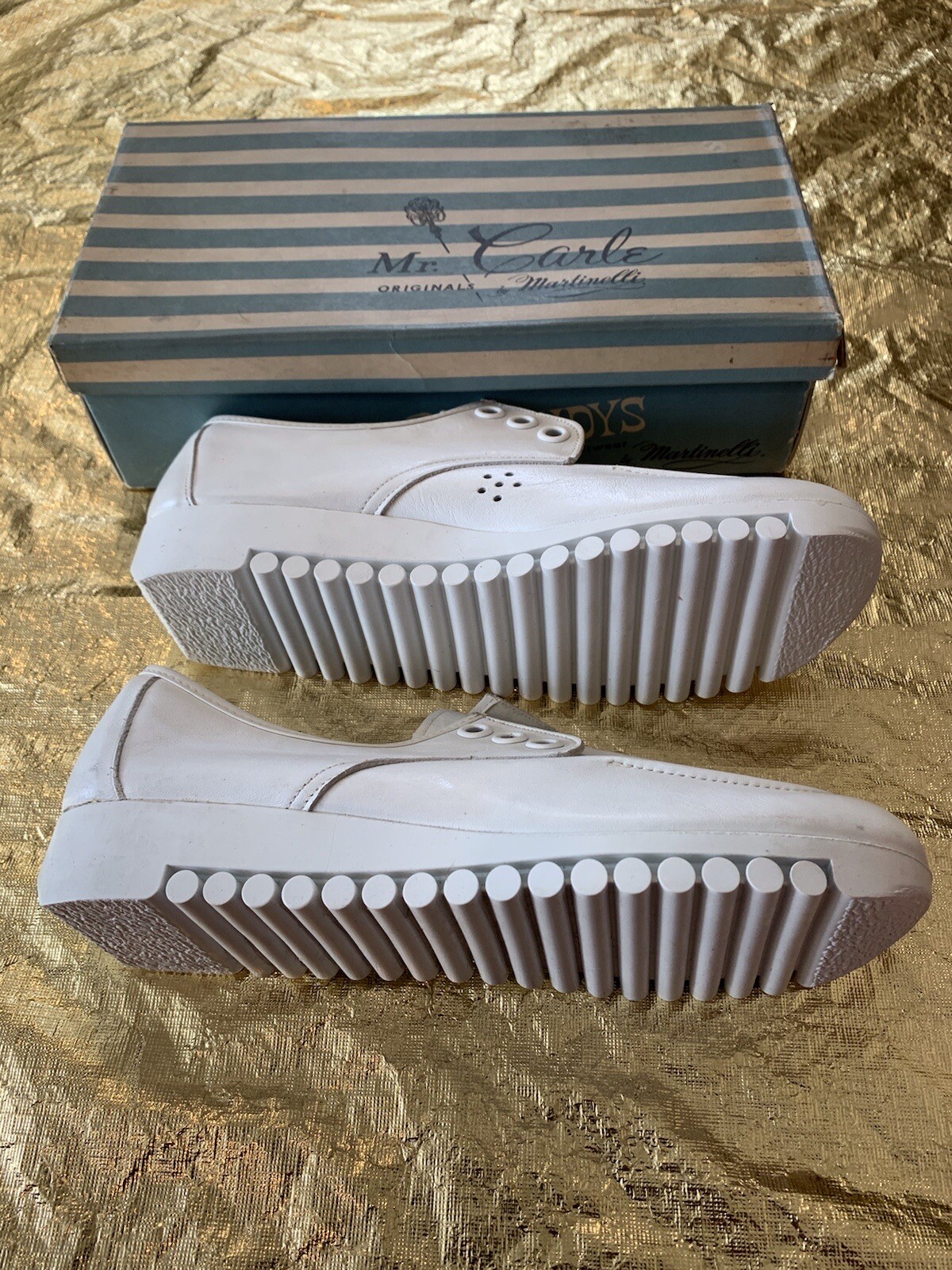Nurse Mates Kook-Aire Cushion Shoes White Vintage Shoes Size 9 S New NWB (2)