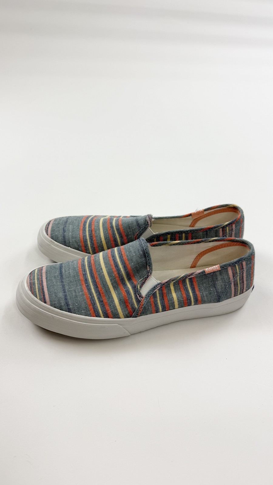 Keds Shoes Womens Size 8.5 Striped Slip On Softterra Casual Comfort WF65922