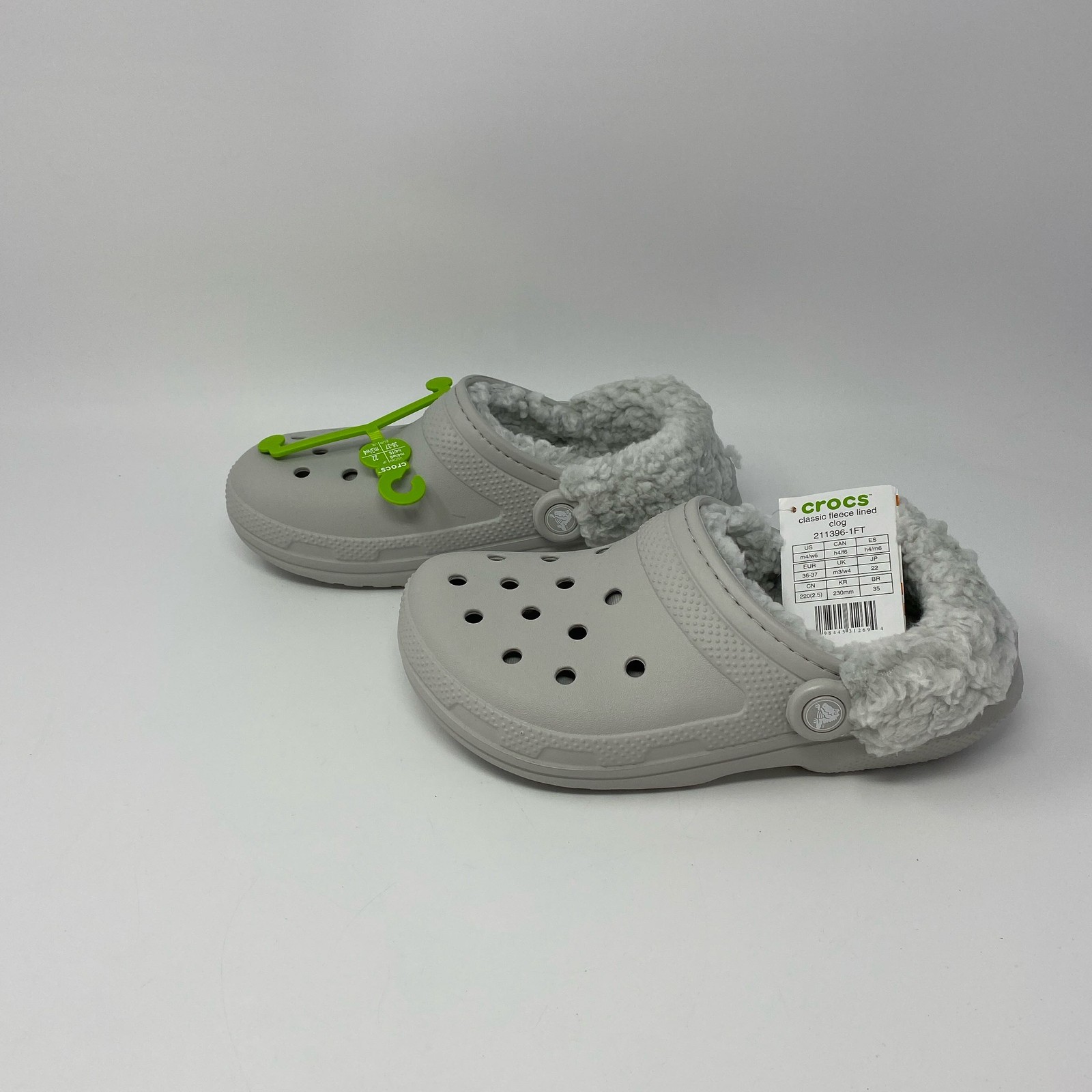 Crocs Classic Fleece Lined Clog Atmosphere Gray M4/W6 211396