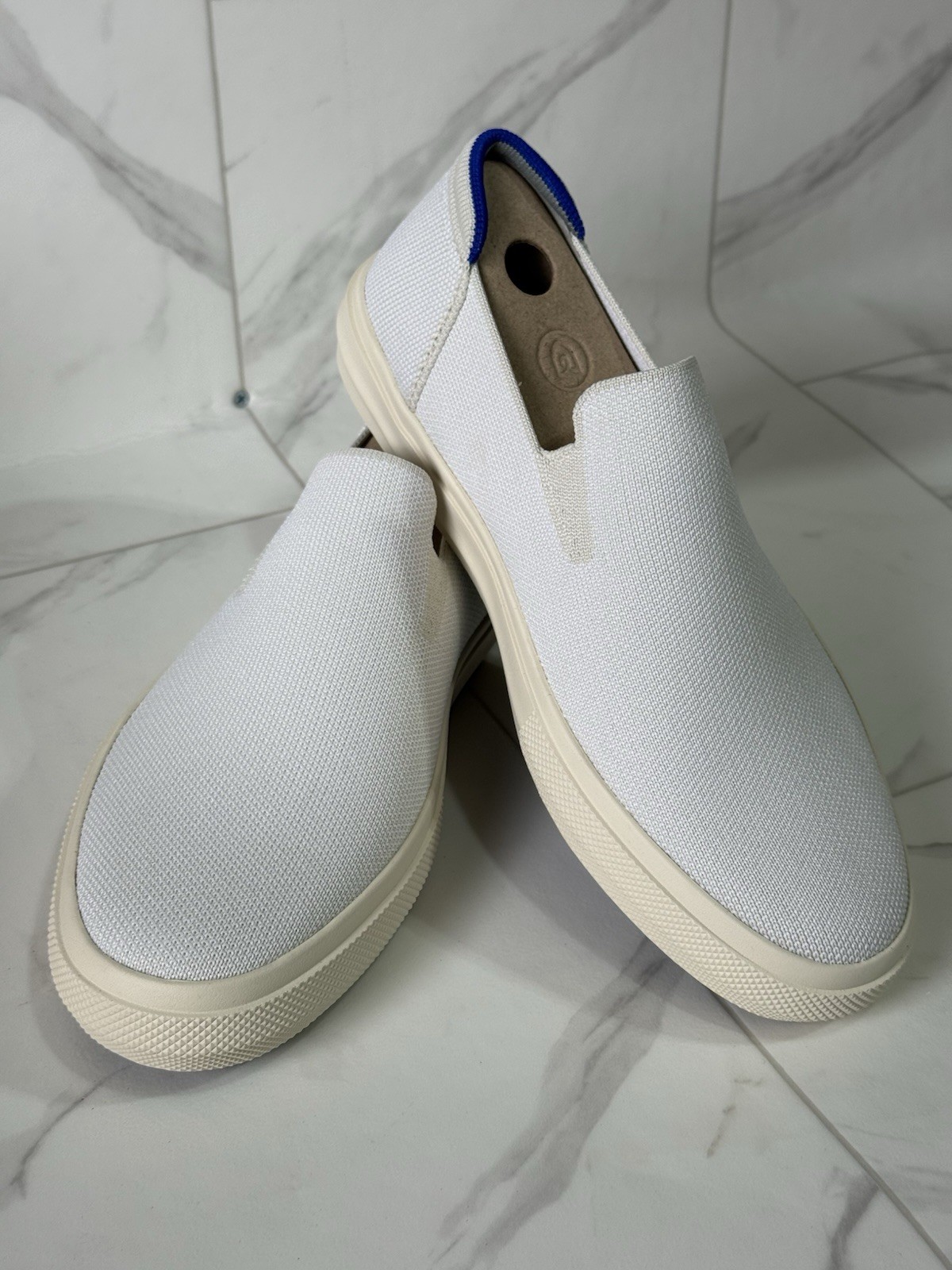 Rothys The Original City Slip On Sneaker Unisex M8 W9.5 Antique White 118-001