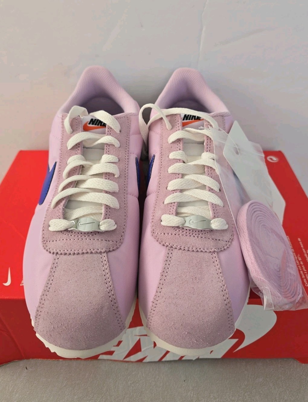Nike Cortez Textile Women’s Shoes Size 9(Light Arctic Pink/Sail/Paramount Blue)