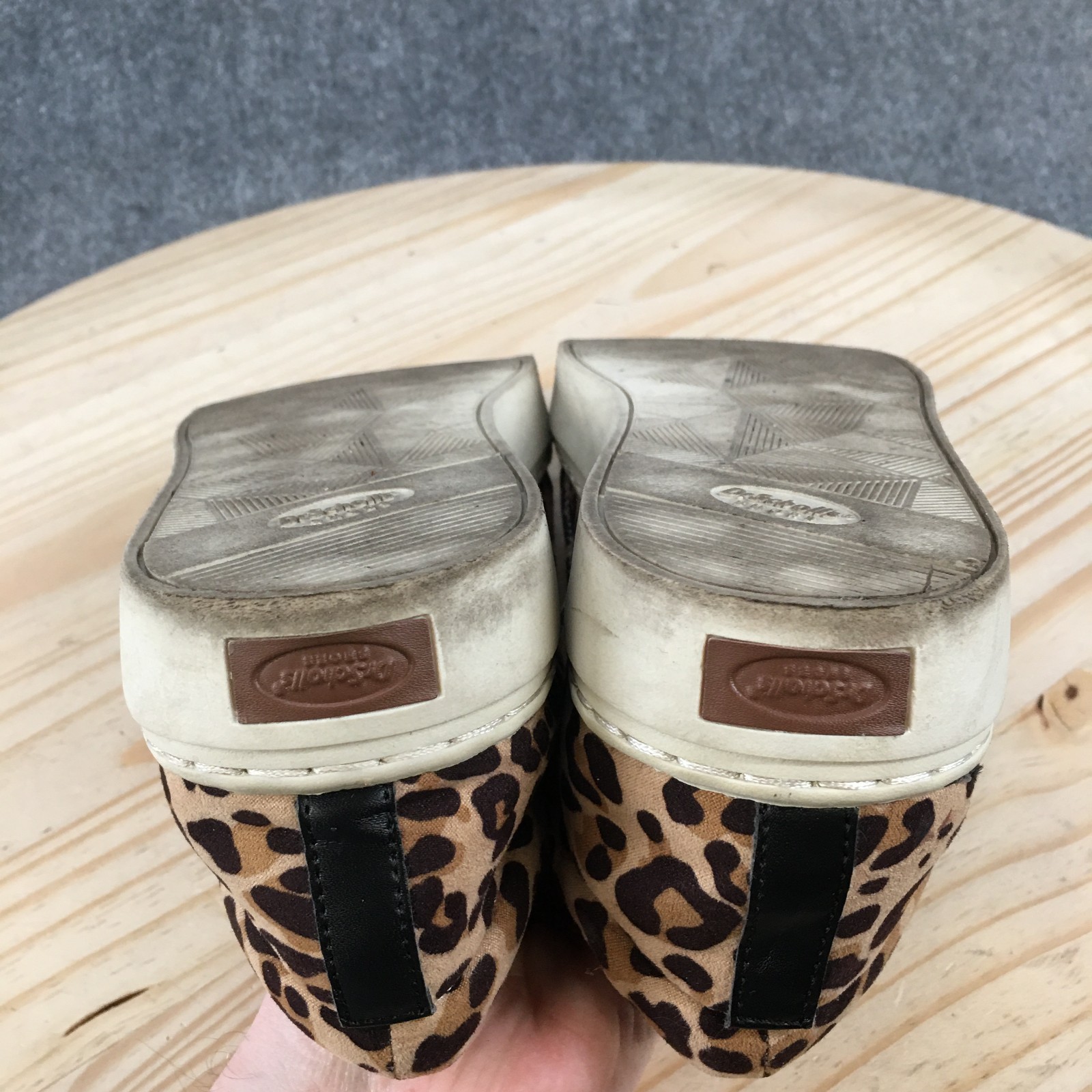 Dr. Scholls Nova Shoes Womens 11 M Slip On Sneakers Casual Leopard Print Brown