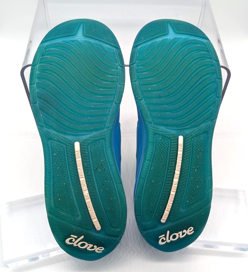 Clove Women’s Slip On Nursing Shoes Sz 8 Capri Blue Comfort Healthcare Sneakers