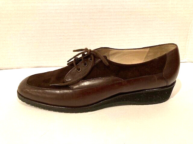 Bally Brown WING TIP Oxfords 5.5 Woman/Chilld