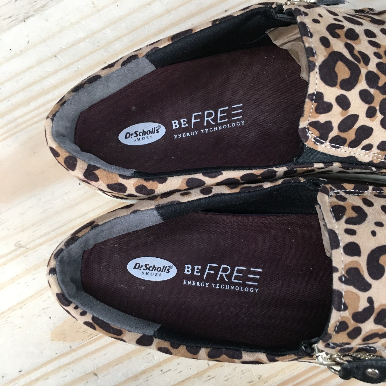 Dr. Scholls Nova Shoes Womens 11 M Slip On Sneakers Casual Leopard Print Brown