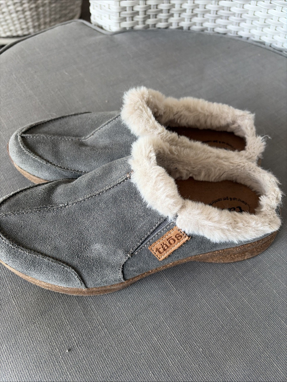 Taos Future Low Clog Slipper Suede FTR-14064 Women Size 8