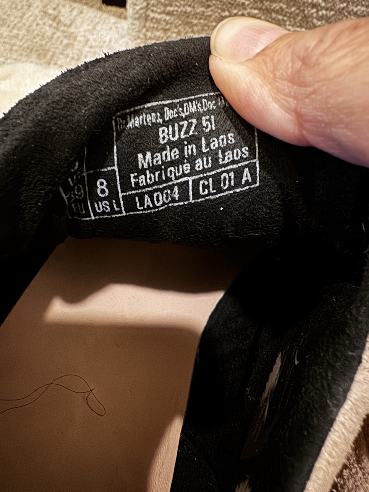 EUC Dr. Martens Buzz 5-Eye Leopard Suede Platform Shoes Women’s Size 8