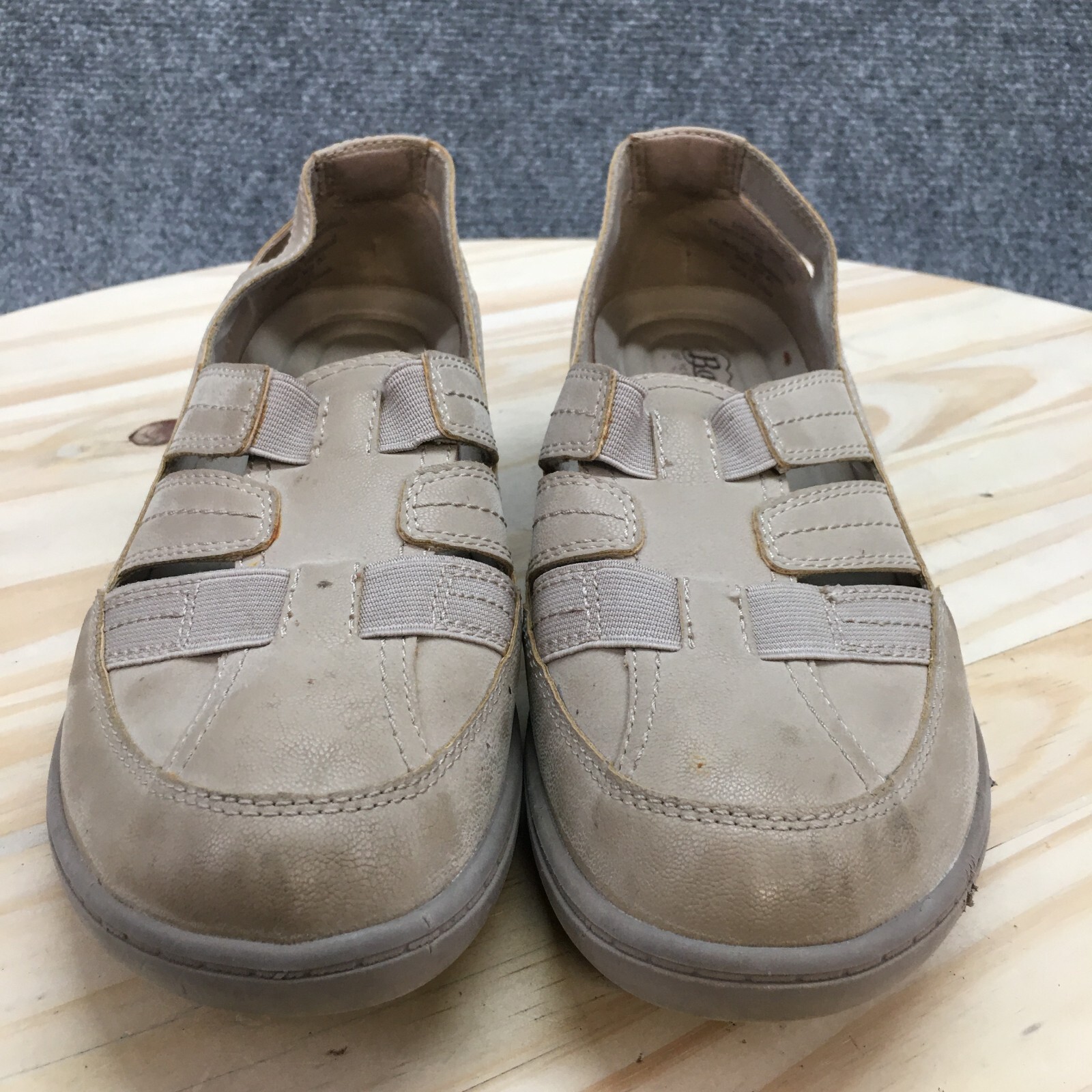 Bass Shoes Womens 9M Silliant Fisherman Brown Slip On Casual Comfort Wedge Heels