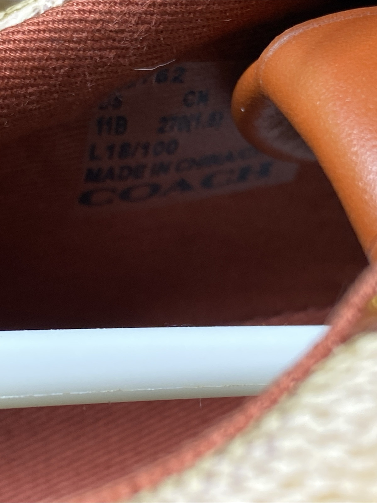 Coach New Women’s Brown C118 In Signature Canvas Size 11b
