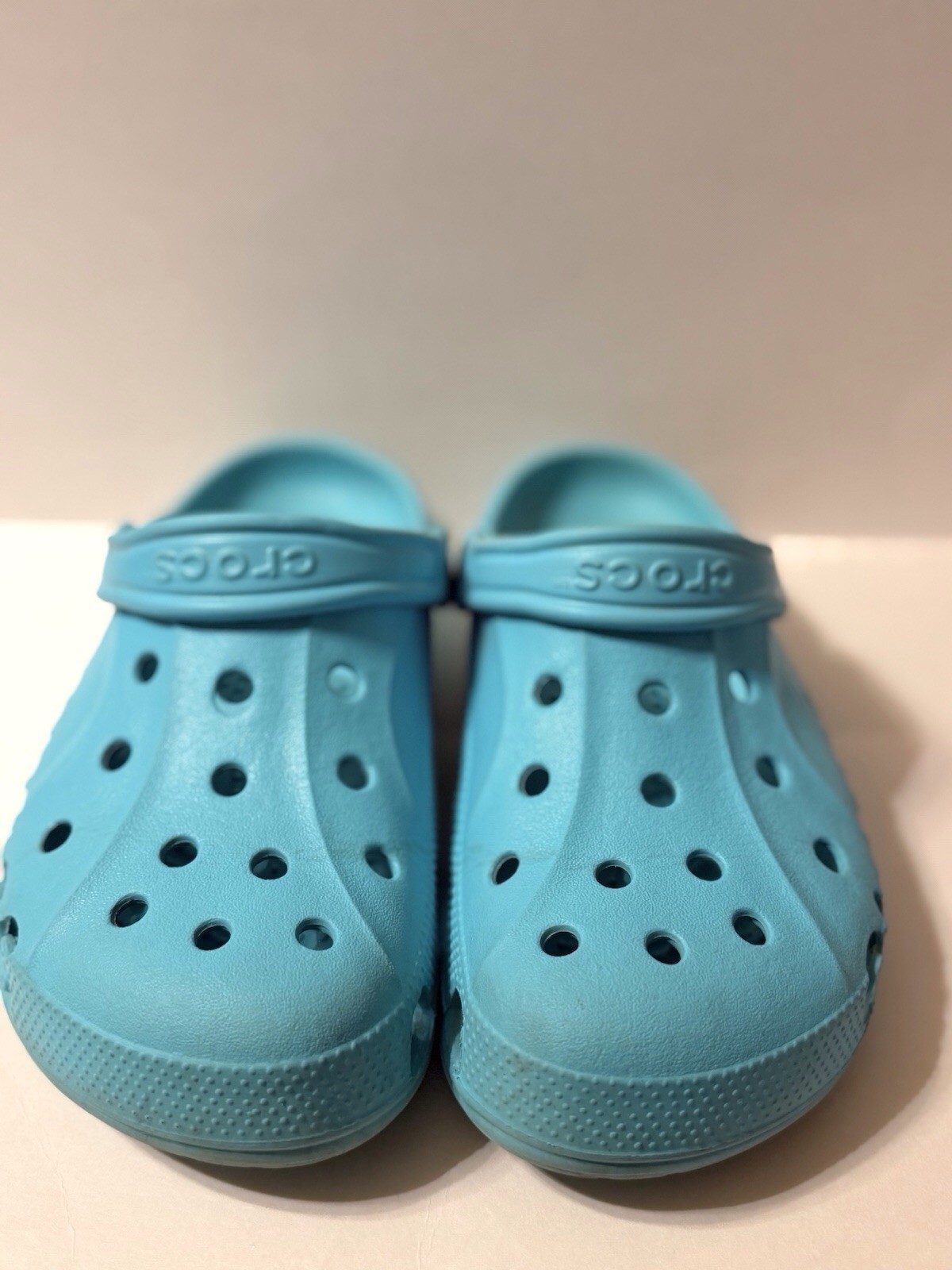 Crocs Adult Baya Clogs Slip On Shoes Light Turquoise Size W7/M5