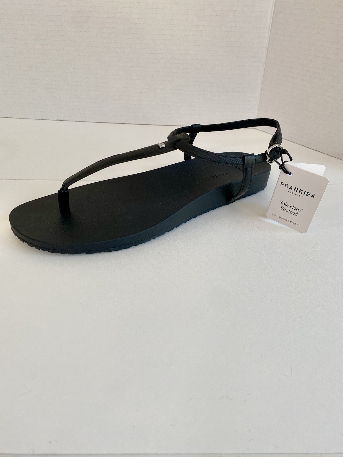 Frankie4 Bondi Sandals Women’s 13 Black $150 Waterproof Ankle Strap Podiatrist
