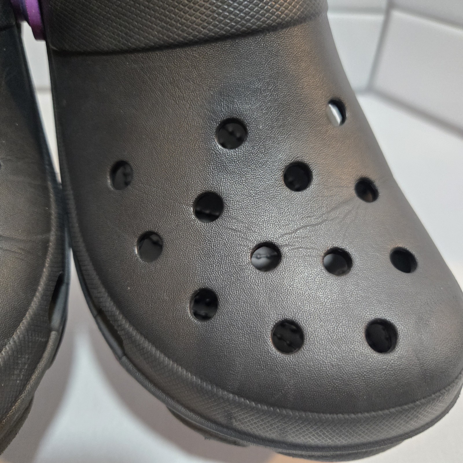 Crocs Classic All Terrain Mens 7 Womens 9 Blue Teal Purple Adjustable Chunky