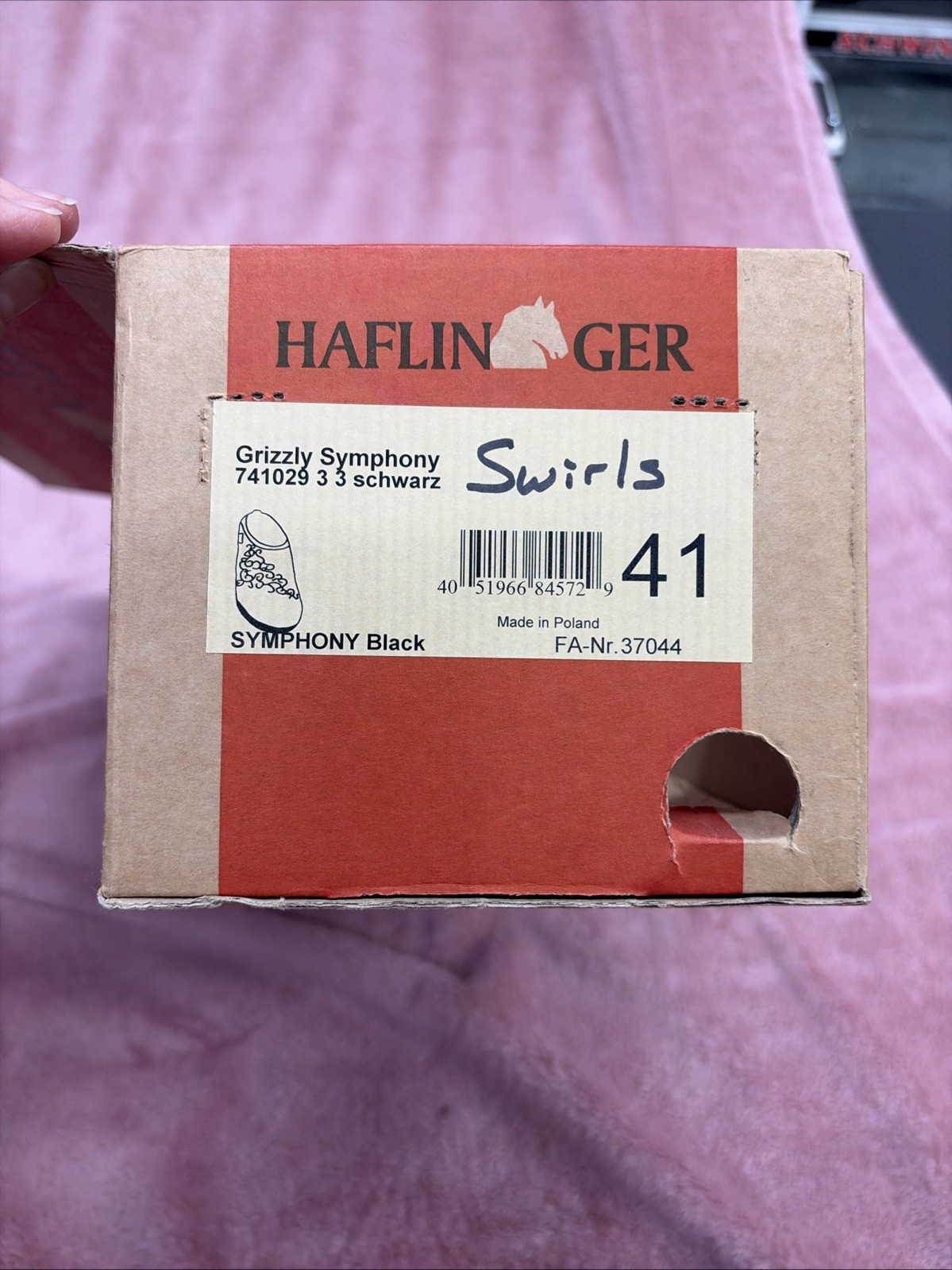 Haflinger Grizzly Symphony Black Size 41 Wool Women’s Shoes