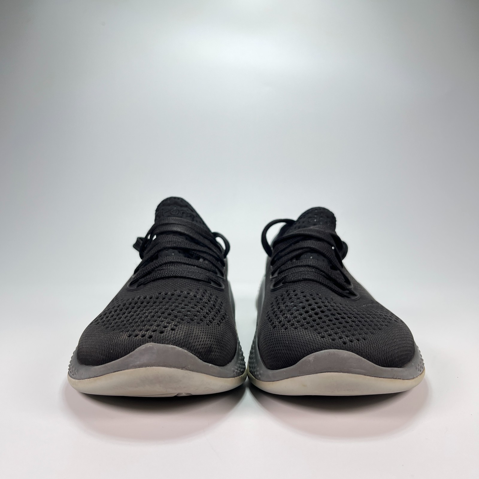 Crocs LiteRide 360 Pacer Black Gray Comfort Walking Shoes 206705 Women’s Size 7