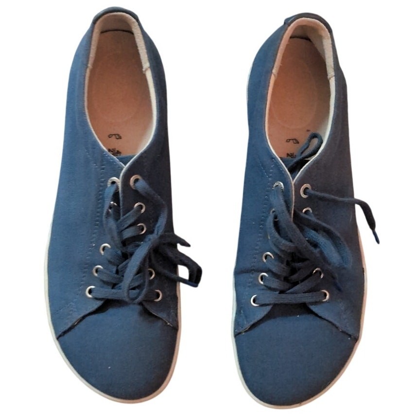 Birkenstock Bend Low Canvas Sneakers Blue Men’s EU 42/ US 9-9.5 Comfort Shoes