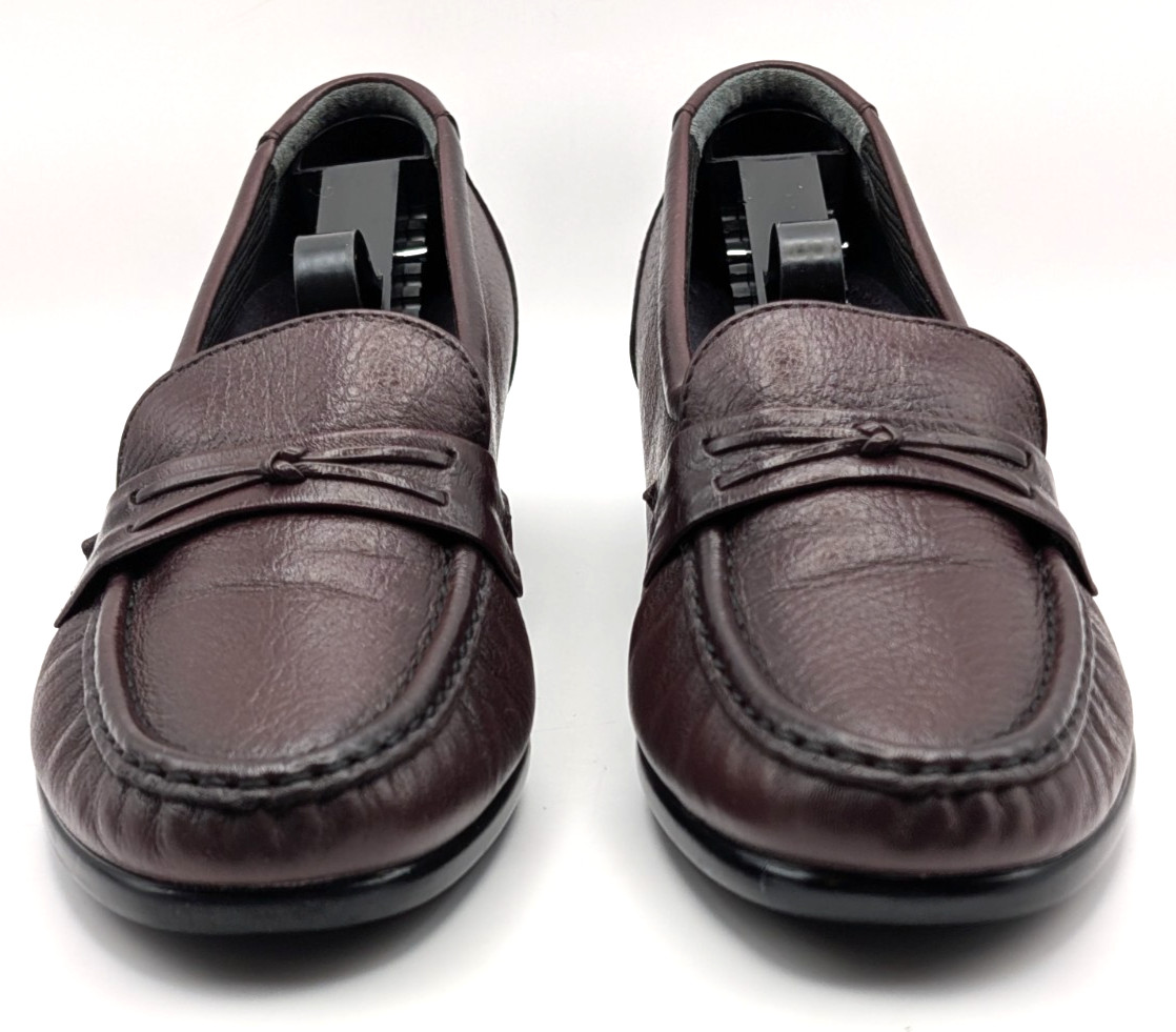 SAS Women’s Leather Loafer, Tripad Comfort, Burgundy, 1.5″ heel, Slip-on Size 6M