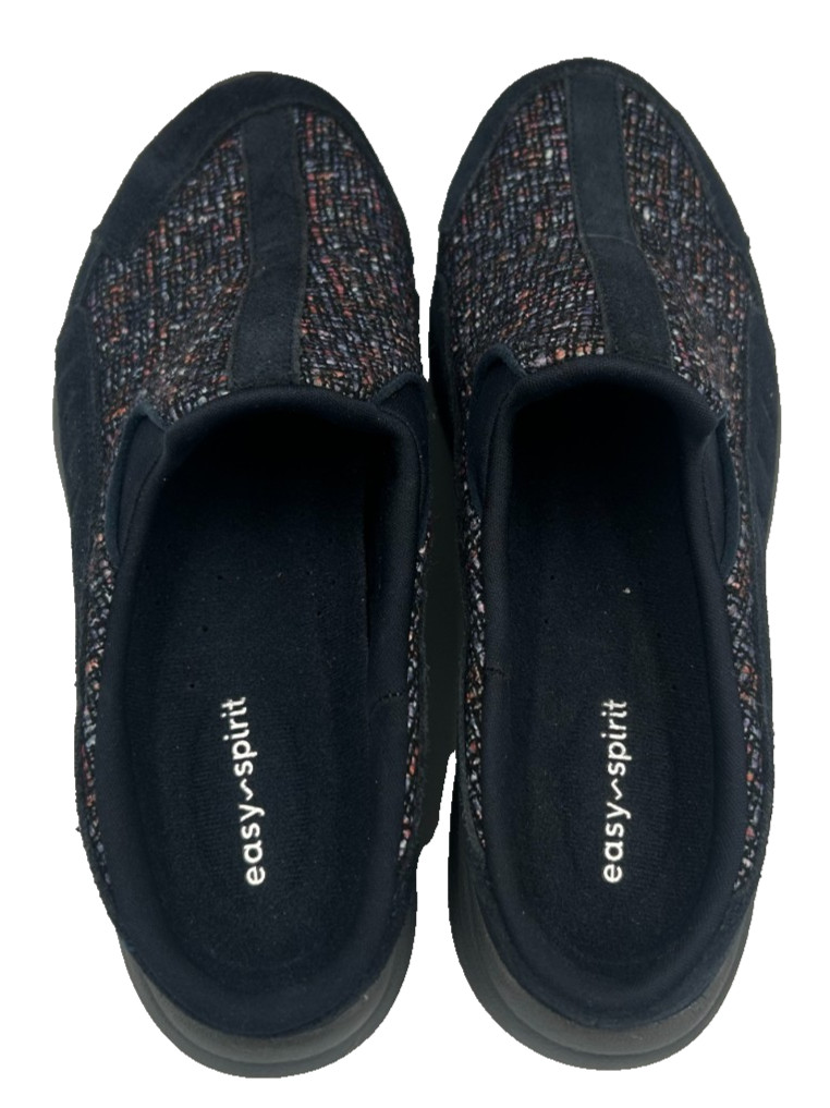Easy Spirit Women’s SE Travel Time Slip On Walking Mules Blu/Multi Size:9.5 187R