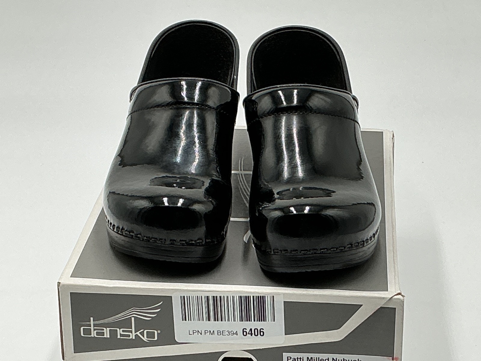 Dansko Patti 4353-100294 Clogs Women’s US 7.5 Black Nubuck Comfort Shoes ebay141